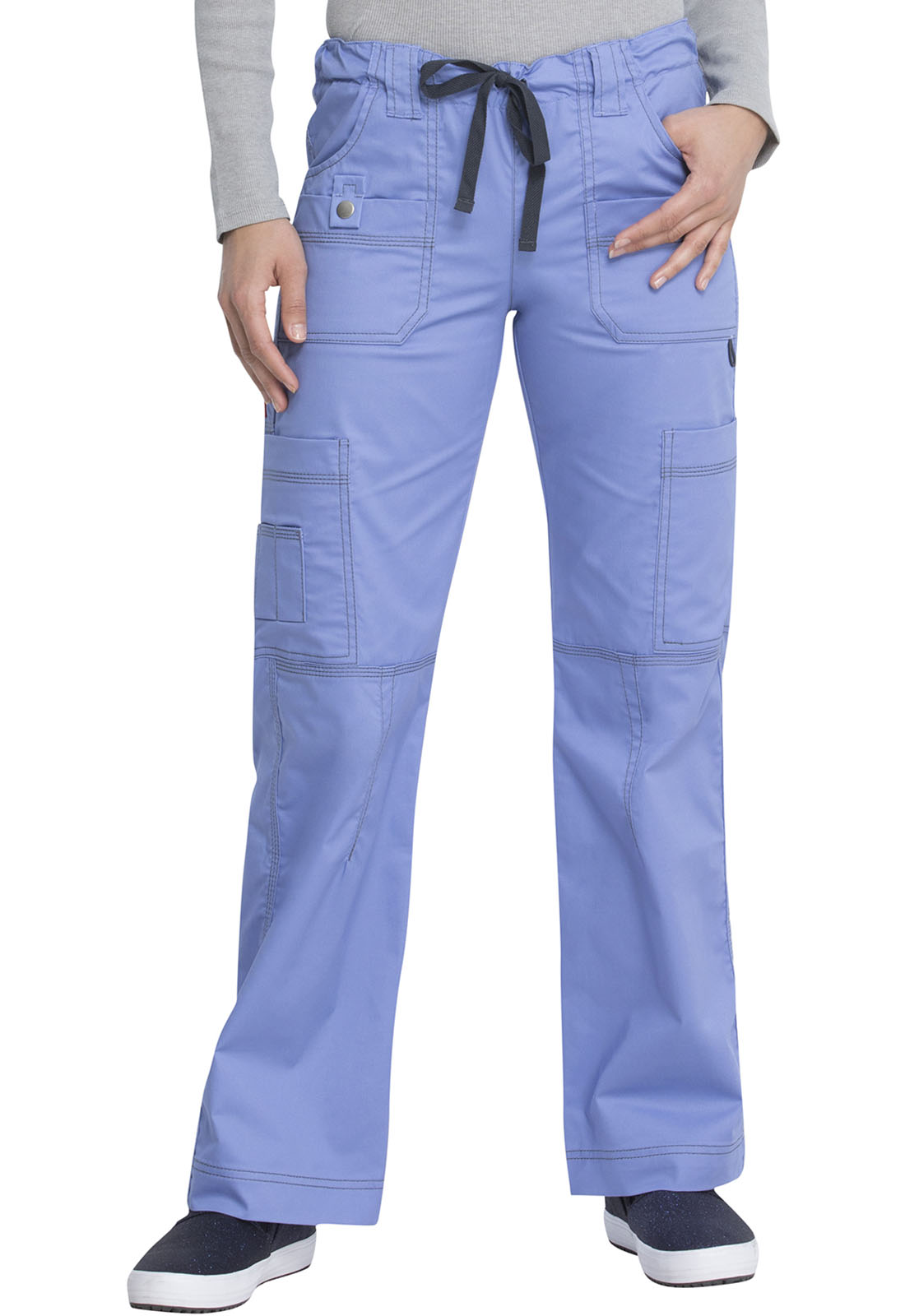 Cherokee - Workwear Revolution - Mid Rise Tapered Leg Drawstring Pant