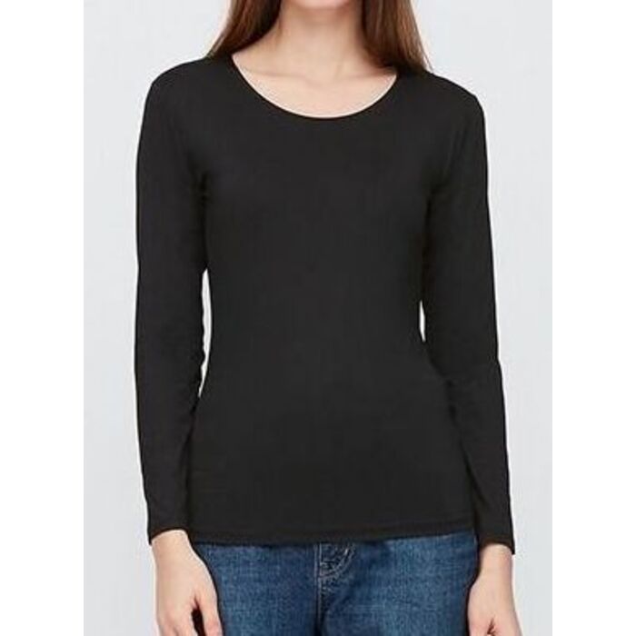 uniqlo black long sleeve shirt